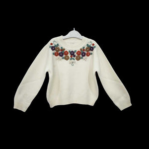Childrens Cream Sweater