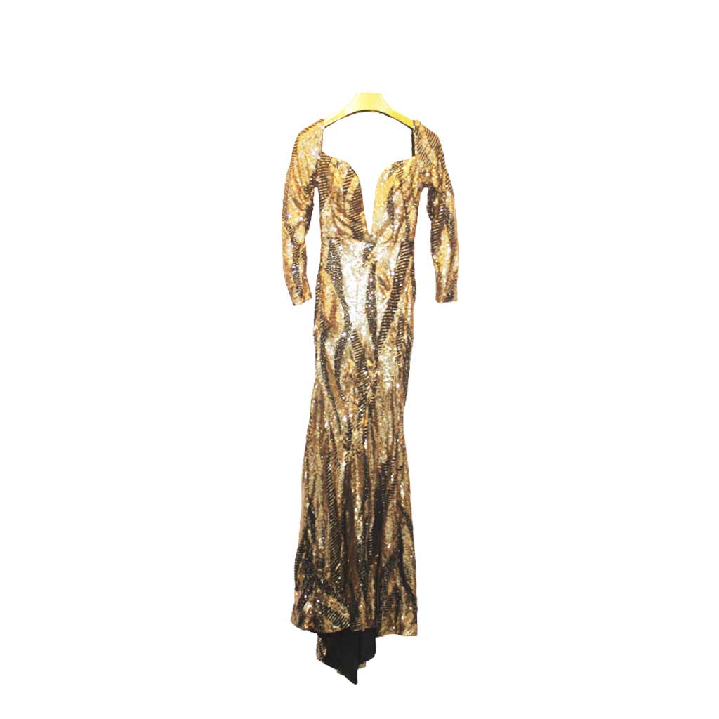 Golden Dinner Dress