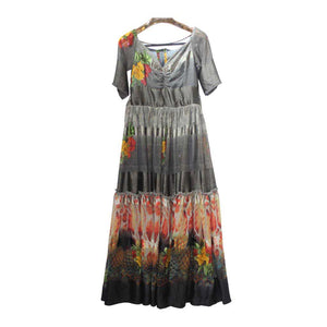 Mist Grey Shefon Dress