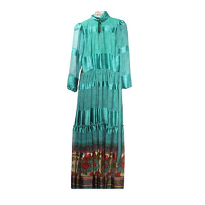 Green Shefon Dress