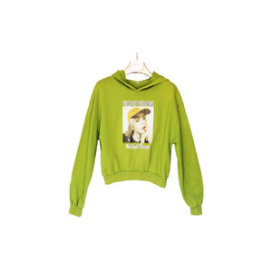 Ladies Green Hoodie